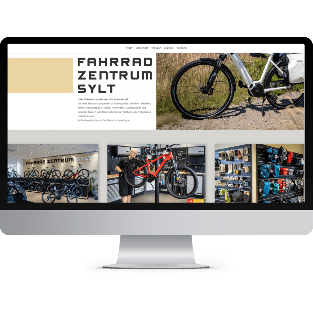 Fahrradzentrum Sylt auf Desktop